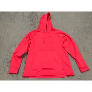 Propper Womens L Tactical Hoodie Neon Pink Coral Fleece Lined Zipper Pockets